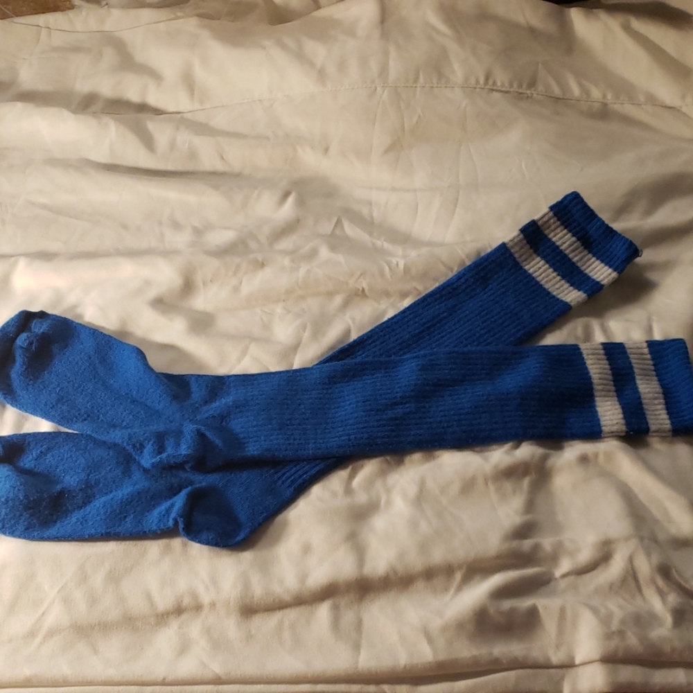 EUC- Blue knee high socks